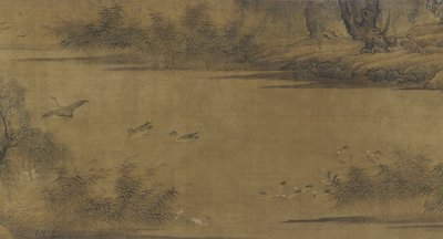 Uccelli su uno stagno autunnale da Ming Dynasty Chinese School