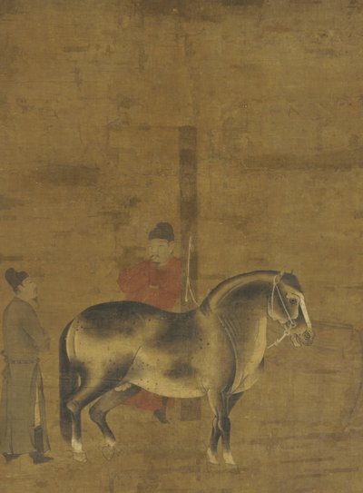Valutazione di un cavallo da Ming Dynasty Chinese School