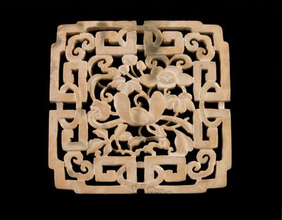 Placca (Pai) (giada) da Ming Dynasty Chinese School