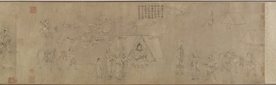 La cattività di Cai Wenji, XIV-XV secolo da Ming Dynasty Chinese School