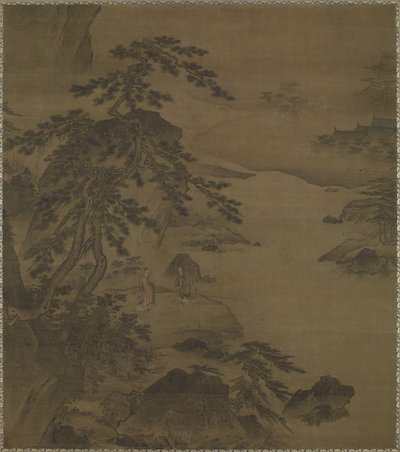 Visitando il Saggio al Fiume Wei, metà del XV secolo da Ming Dynasty Chinese School