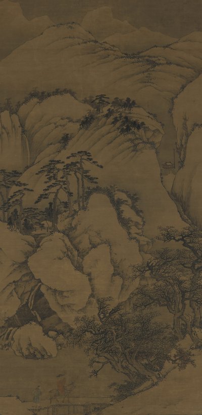 Vento e neve al ponte Ba, XV-XVI secolo da Ming Dynasty Chinese School