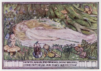 Da "Sogno di una notte di mezza estate." William Shakespeare da Minnie Didbin Spooner