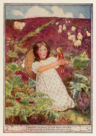La mia piccola bambola, poesia di Charles Kingsley (litografia a colori) da Minnie Didbin Spooner