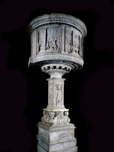 Arte Rinascimentale: Sedia di Pasquino di Matteo, scolpita da Mino da Fiesole e Antonio Rossellino da Mino da Fiesole