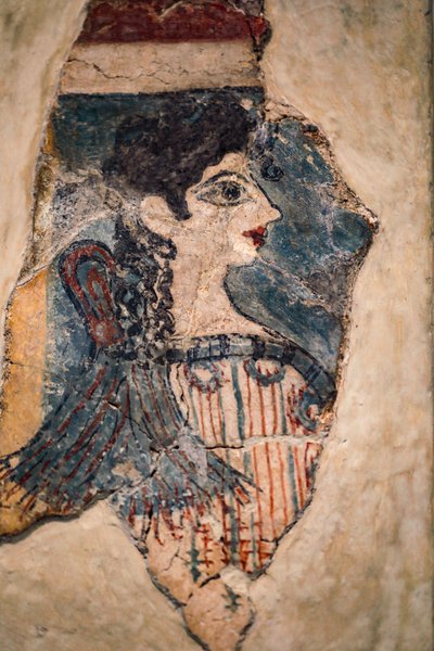 Affresco del camp-stool da Minoan