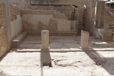 Sito archeologico minoico di Festo. Il megaron della regina (cioè gli appartamenti della regina). L