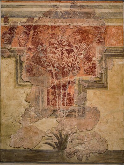 Composizione minoica. Pannello dei "Liliy Frescoes" da Minoan