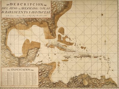 Carta del Golfo del Messico e delle isole dei Caraibi da Miol Polo