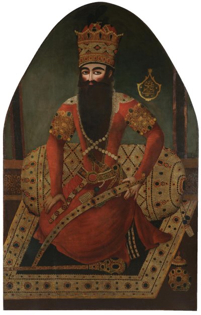 Ritratto di Fath Ali Shah 1797-1834 da Mirza Baba
