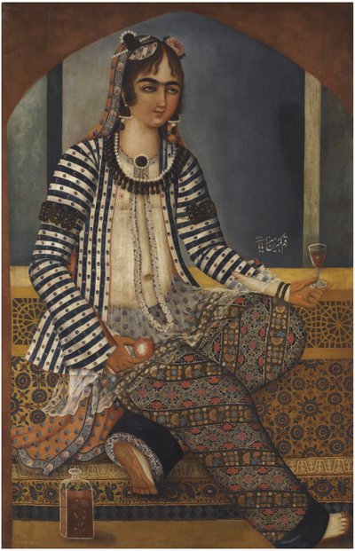 Ritratto di una Signora da Mirza Baba