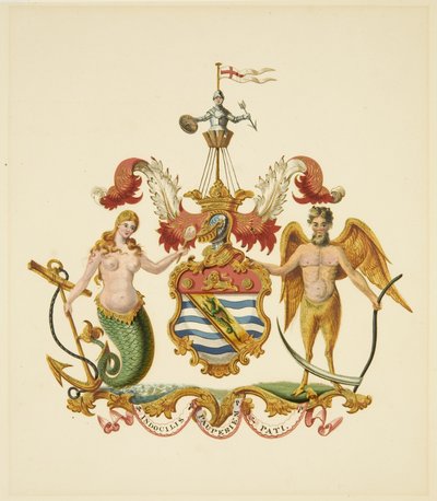 Stemma della Società dei Mercanti Avventurieri, c.1830 da Miss (attr.to) Braikenridge