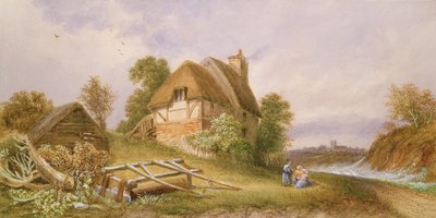 Vicino a Christchurch, Hampshire, 1874 da Miss Lorimer