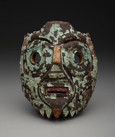 Maschera, possibilmente di Tlaloc, c.1350-1521 da Mixtec Mixtec