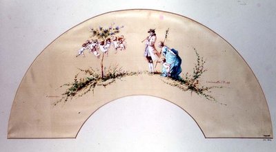 Design per un ventaglio da Mme. Callamatta