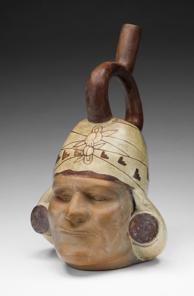 Vaso ritratto di un sovrano da Moche