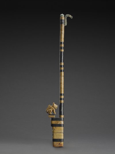 Atlatl con felino da Moche Moche