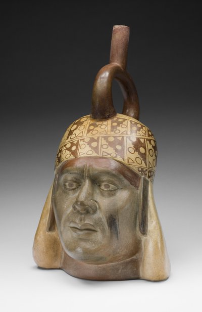 Vaso ritratto di un sovrano da Moche Moche