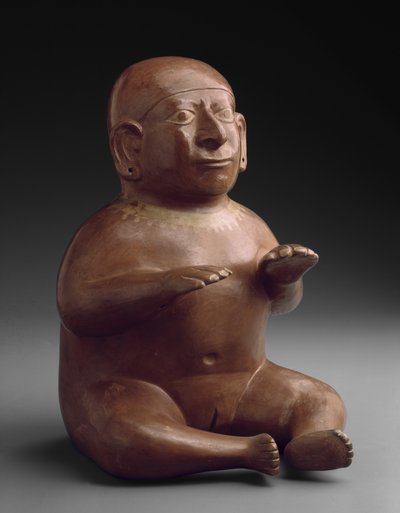 Effigie femminile seduta da Moche Moche