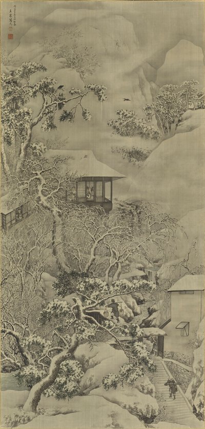 Paesaggio innevato da Mochizuki Gyokusen