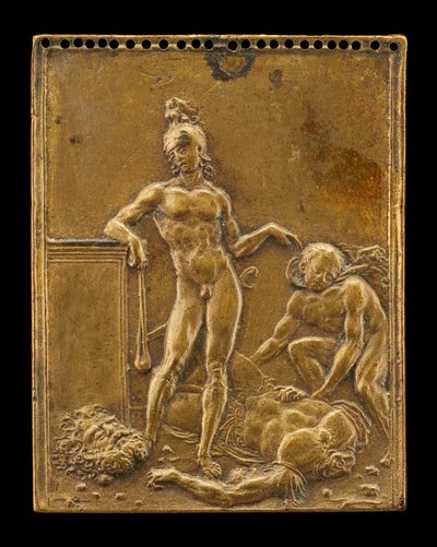 Davide trionfante su Golia, 1507 o prima da Moderno