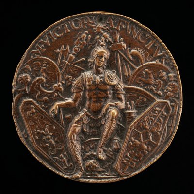 Marte circondato da trofei da Moderno