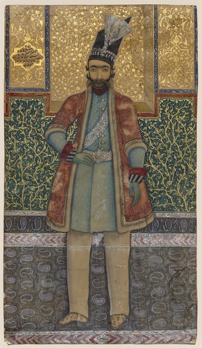Ritratto di Nâsir-od-din Shah da Mohammed (attr.to) Esfahani