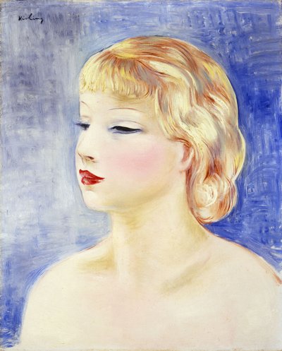 Donna bionda; Femme Blonde da Moise Kisling