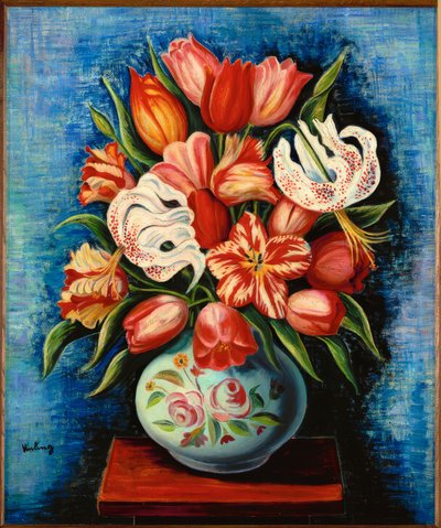 Bouquet di fiori con tulipani e gigli da Moise Kisling