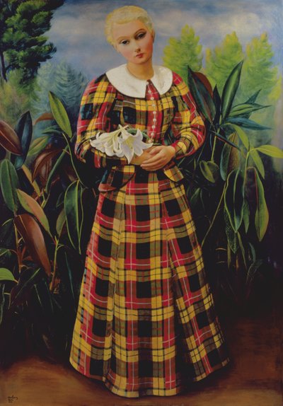 Colette de Jouvenel, soprannominata Bel-Gazou da Moise Kisling
