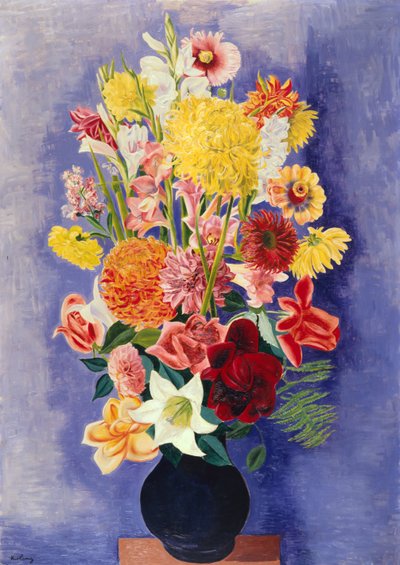 Dalie, rose, gladioli e gigli da Moise Kisling