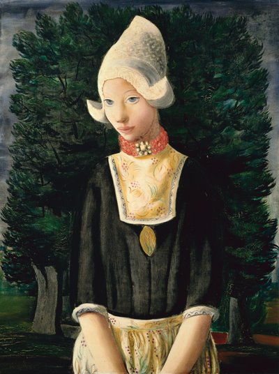 Donna olandese (olio su tela) da Moise Kisling