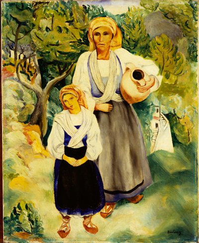 Contadini italiani da Moise Kisling