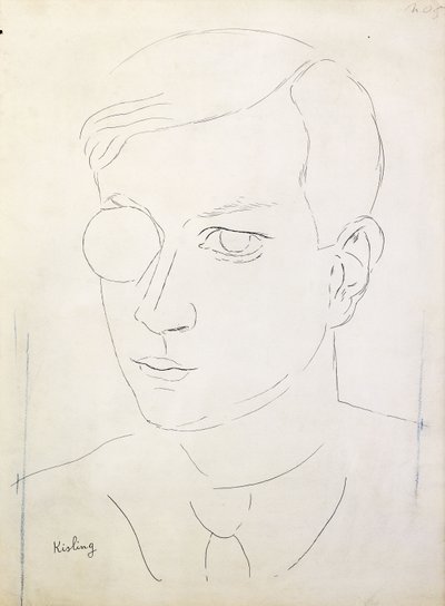 Ritratto di Tristan Tzara; Ritratto di Tristan Tzara da Moise Kisling