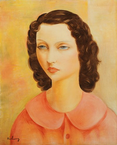 Ritratto di ragazza; Moise Kisling (1891-1953) da Moise Kisling