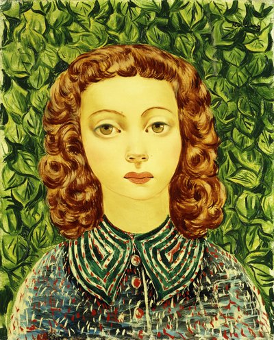 Ritratto di una giovane donna; Portrait de Jeune Femme da Moise Kisling
