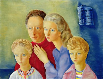 La famiglia Rubinstein da Moise Kisling