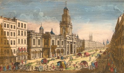 Veduta della Royal Exchange, Londra da Moithey Lainee