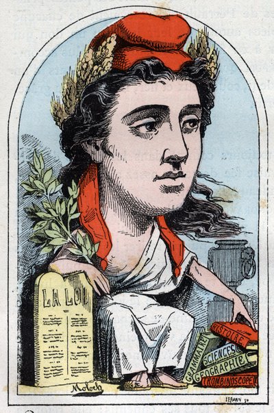Allegoria della repubblica (Marianne) in 