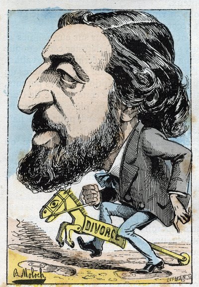 Ritratto di Alfred Naquet (1834-1916), politico francese da Moloch