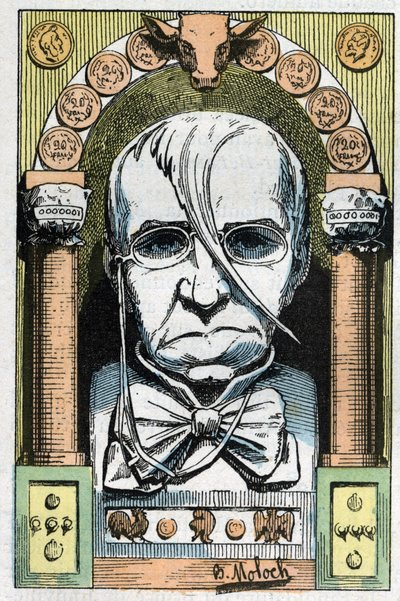Ritratto di Émile de Girardin, giornalista, pubblicista e politico francese da Moloch