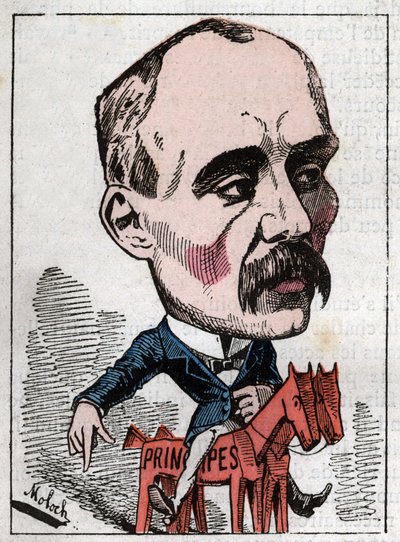 Ritratto di Georges Clemenceau (1841-1929) politico in 