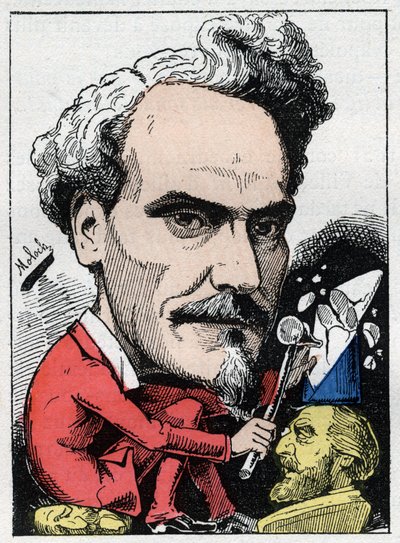 Ritratto di Henri de Rochefort (1831-1913) Marchese de Rochefort, giornalista, politico e scrittore in 