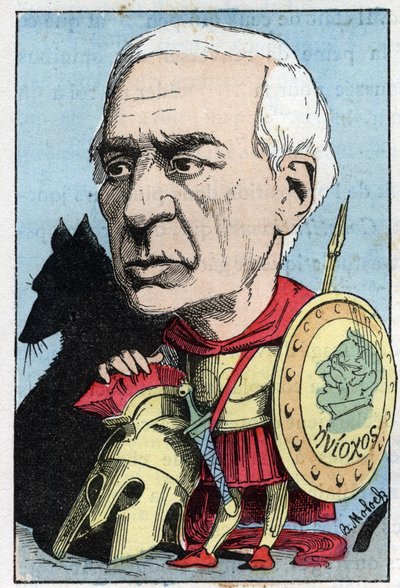 Ritratto di Jules Barthélemy Saint Hilaire, erudito e politico francese da Moloch