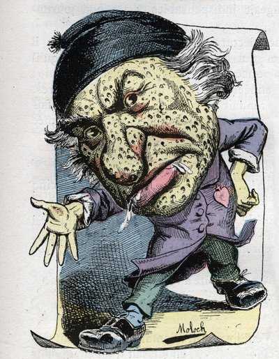 Ritratto di Louis Veuillot, giornalista e scrittore francese da Moloch