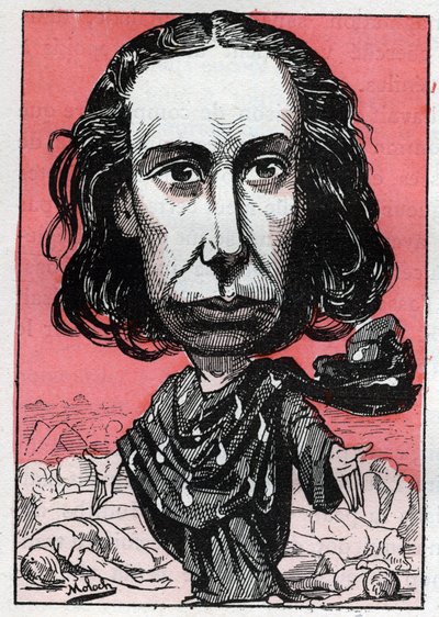 Ritratto di Louise Michel (1830-1905), insegnante, attivista operaia, anarchica, soprannominata la 