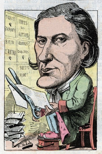 Ritratto di Victorien Sardou, drammaturgo francese da Moloch