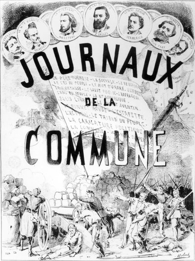 Giornali della Comune a Parigi, 1870-71 da Moloch