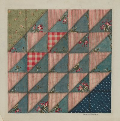Trapunta patchwork da Mona Brown