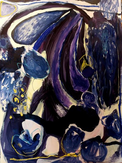 Astrazione blu intenso da Monika Riethmueller